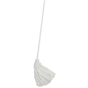 TRAPEADOR BLANCO GRANDE DE ALGODON M.NATURAL/BLANCO