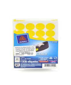 Etiqueta Avery 2104 Circ 3/4‚Äö√Ñ√∂‚àö√ë‚àö‚àÇ‚Äö√†√∂‚àö√´‚Äö√†√∂‚Äö√†√á‚Äö√Ñ√∂‚àö‚Ä†‚àö‚àÇ‚Äö√†√∂‚àö¬¥‚Äö√Ñ√∂‚àö√ë‚àö‚àÇ‚Äö√†√∂¬¨¬¢‚Äö√Ñ√∂‚àö√ë¬¨¬¢ Amarillo