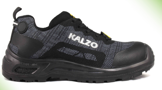 TENIS SPORT CABALLERO NEGRO-GRIS C/POL.